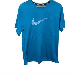 Nike DriFit teal blue/green men’s running shorty size medium
